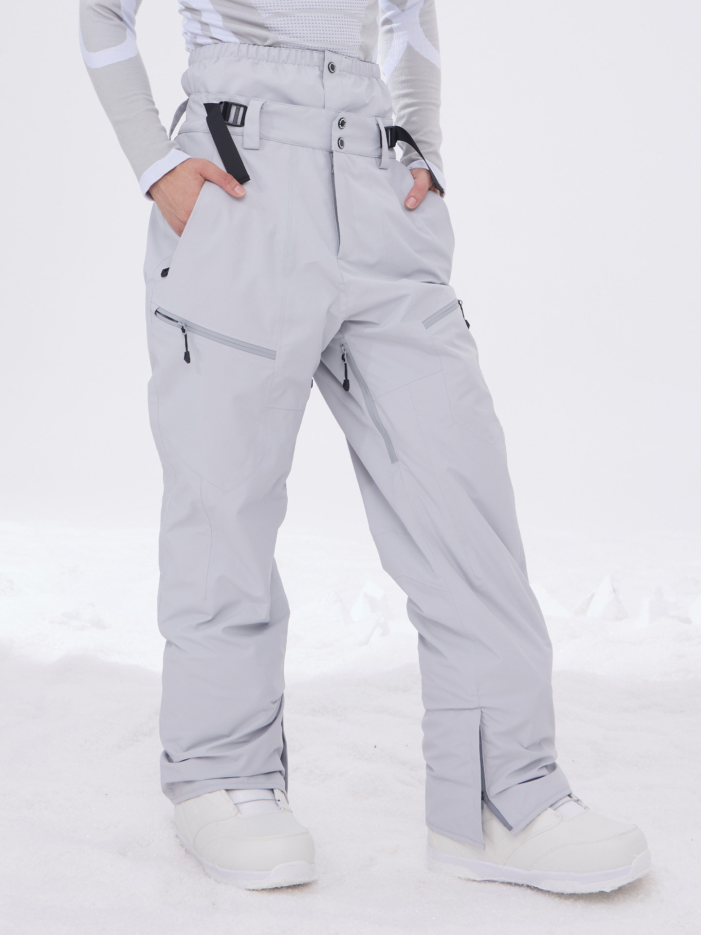 Coldelement Ski Pants for Men and Women, Single-Board and Double-Board Outdoor Professional Windproof and Waterproof Straight-Leg Snow Pants