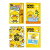 Maihe A4 Thick Drawing Book for Elementary School Students, Children's Sketchbook for Kindergarten, Panda and Little Yellow Duck Design, Boys and Girls Art Doodle and Drawing Book, Blank Drawing Album, Coloring Book, Non-Bleeding Pages