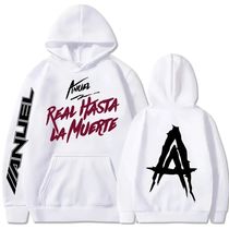 Autumn Fleece Mens Hoodies Anuel AA Real Hasta La Muerte Pr