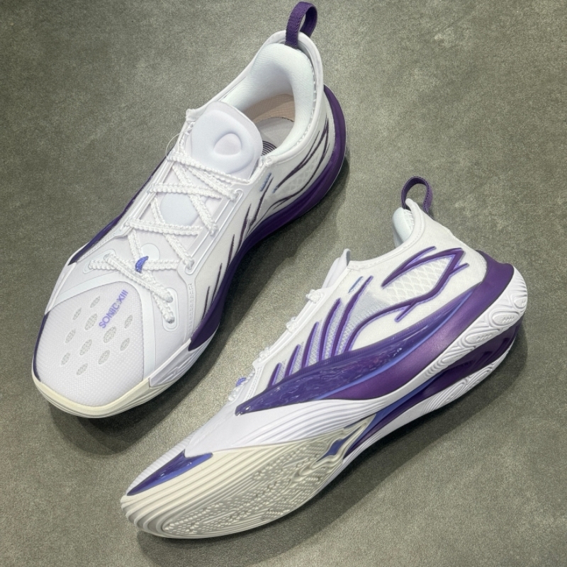 Sonic 13 Basketball Shoes Boys Low-Top Breathable Non-Slip Shock-Absorbing Practical Cement Floor Student Sports Shoes Men's Shoes