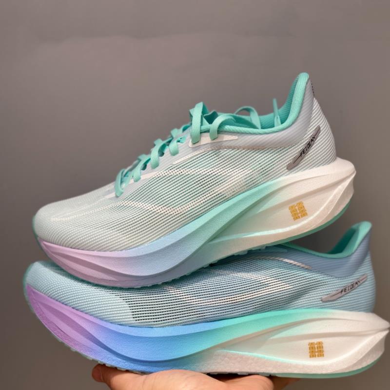 Feidian 5C Carbon Running Shoes with Shock Absorption, New Spring Model, Racing, Student, Professional, Breathable, Youth, Ultra-Light Sports Shoes