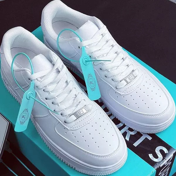 Authentic Classic Af1 Air Force One Thick-Soled Casual Sneakers for Men and Women, Versatile Sports White Shoes from Putian, Flagship Model