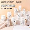 Luonuo Original Puppy ins Coffee Cup Large Capacity Women's Cup Double Drinking Straw Insulated Cup Official Genuine Product