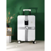 Widened suitcase straps cross straps securely fixed checked travel boxes tightened and reinforced straps