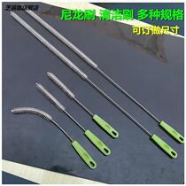 Small brush straw brush slender water pipe brush test tube brush straw brush cleaning brush soft-bristled extended brush custom-made