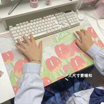 Table warmer set silent lunch break pillow heated cross-border keyboard and mouse massage pillow atmosphere separation small pillow red shaft