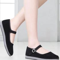 New Jiaozhou shoes folk dance shoes practice shoes ethnic black dance cloth shoes Tibetan Northeastern Yangko shoes womens shoes