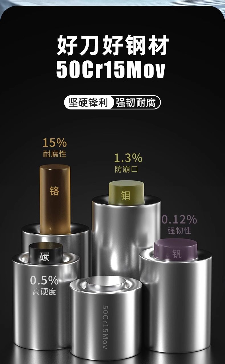 安享好物 安享A级轻片刀-王麻子流云轻片刀 行标 