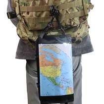 Manba outdoor rafting waterproof map bag large mountaineering hiking waterproof wallet waterproof bag ziplock bag