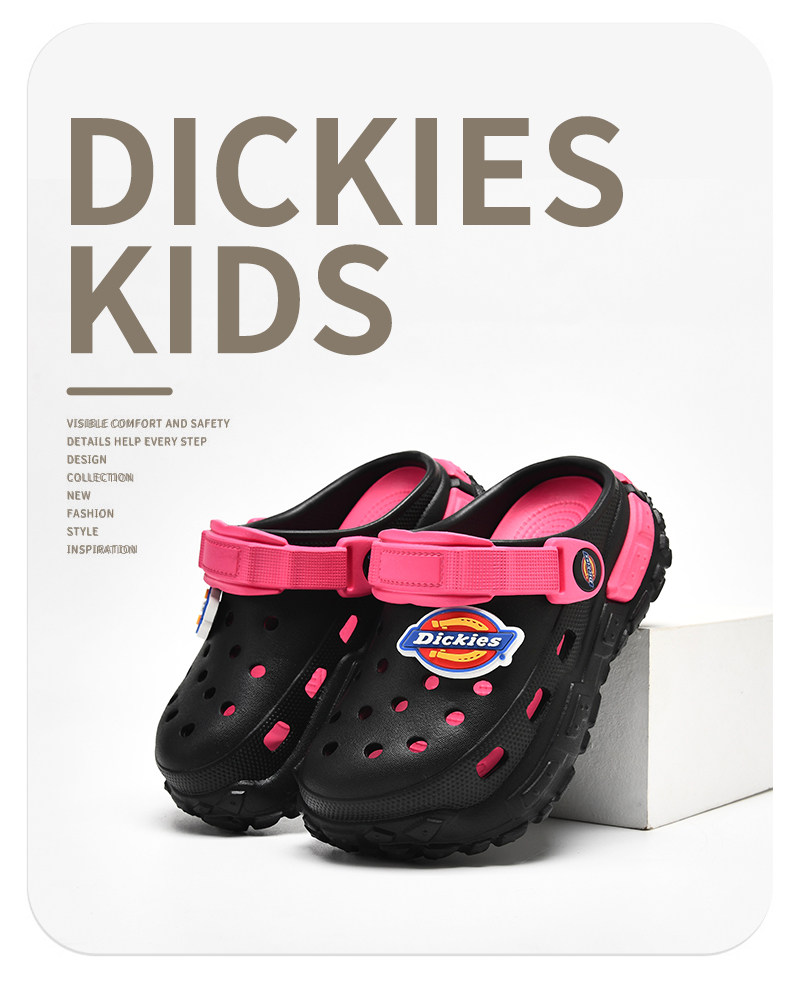 Dickies儿童凉鞋女童洞洞鞋2026新款中大童涉水鞋男童两穿沙滩鞋 — 3