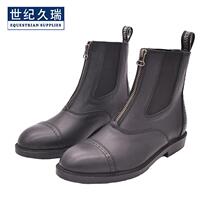 Century Jiurui harness professional riding boots riding short boots equestrian boots non-slip equipment genuine cowhide childrens spring and summer shoes