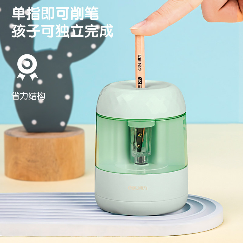 得力VA100自动进铅削笔机，小学生必备神器，告别手工削笔时代！🌟-削笔器-淘宝百科网