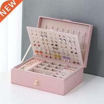 New Jewelry Box Portable Necklace Earrings Rings Holder Jewel