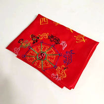 Sheung Shui and muscle Shang Liang red cloth Shang Liang Daji supplies red cloth pendant farmers new rural self-built house beams