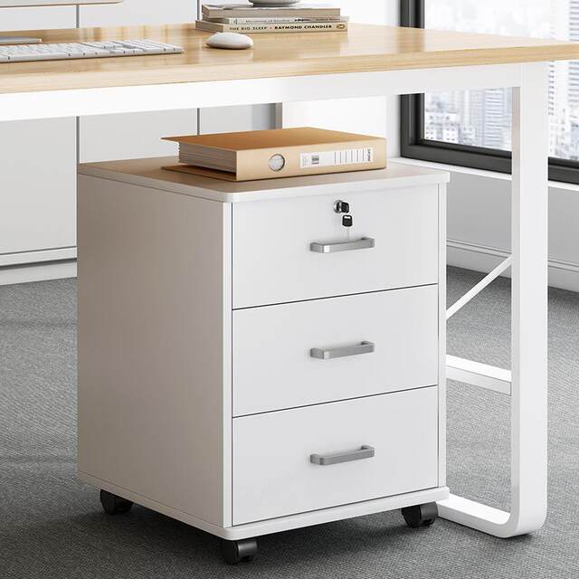 Sub-office documents with locks, small BG0037 storage cabinet with wheels, movable drawer storage materials