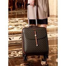 American travel luggage trolley case top ten durable thickened leather suitcase womens suitcase boarding case password box 2023 new style