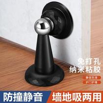 Bedroom invisible toilet home door suction door self-priming indoor floor suction sanitary fixed windshield creative door artifact