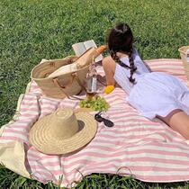 Outdoor spring outing mat picnic mat camping moisture-proof mat music festival portable waterproof ins style picnic cloth park