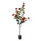Artificial Green Plant Camellia Tree Indoor Living Room Fake Rose Floor Decoration Ornament Artificial Flower Potted Plant Fake Plant