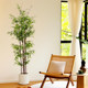 New Large Artificial Tree Purple Bamboo Green Plant Indoor Living Room Landscaping Bamboo Leaf Decoration Ornament Fake Tree Potted Plant
