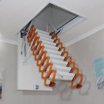 Saibao (door-to-door installation) attic telescopic staircase manual electric retractable indoor and outdoor duplex invisible telescopic floor