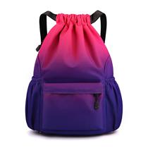 Badminton special bag sports mens and womens badminton training bag lightweight drawstring badminton backpack