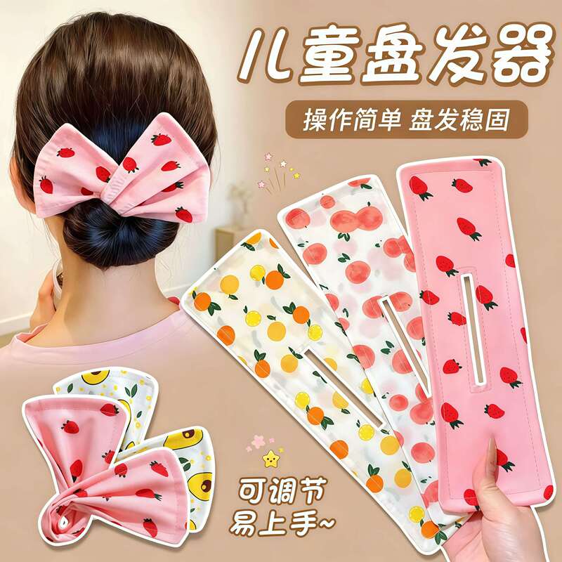 Children's Magic Twist Hair Clip Tool, New Cute Bowknot Bun Hairband, Little Girl Hairpin, Hair Hoop Children's Magic Twist Hair Clip Tool, New Cute Bowknot Bun Hairband, Little Girl Hairpin, Hair Hoop