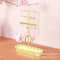 Jewelry rack jewelry hanger jewelry storage display rack desktop organizer key hanger earrings necklaces and bracelets rack