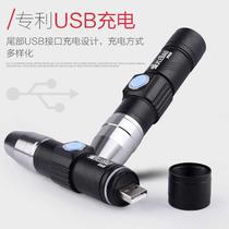 Money detection lamp USB rechargeable 365nm fluorescent agent detection pen UV detection facial mask skin care product flashlight