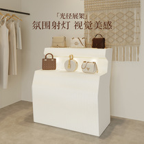 Eighteen-paper multi-layer display rack display decorative rack hole board commercial store folding mobile display rack illuminated