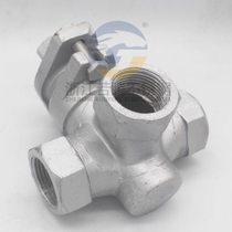 X13W X14W-10P stainless steel straight-through three-way internal thread threaded plug valve 304 cast steel internal thread 10C