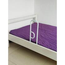 White handrails to help the elderly get up bedside guardrails to keep warm and wrenches to help get up at night. Tools are fixed and installed.