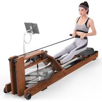 2024 New Yingerjian Electric Water Resistance Smart Rowing Machine Foldable Resistance Adjustable Home Indoor Silent Fitness
