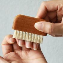 Nail gap cleaning artifact boar bristle nail brush to clean nail dirt hand washing hand back manicure small brush
