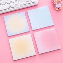 Natsumes sticky notes have sticky color gradient sticky notes simple ins-style sticky notes for students and high-looking sticky notes
