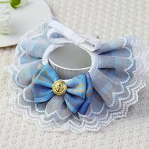 Cat collar dog collar cute bow saliva scarf pet cat scarf Japanese style Jk style