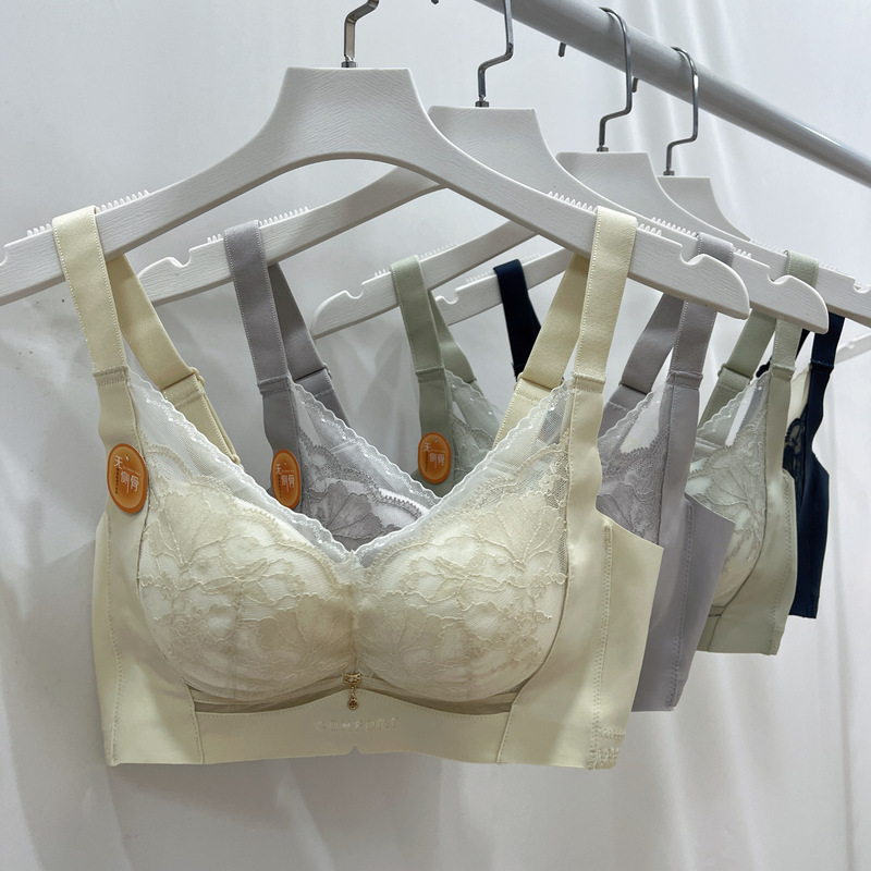 Yimeiqi 8829 Non-Magnetic Women's Bra Without Side Bones, Without Steel Rings, Medium-Thin B Cup, Push-Up Adjustable Bra for Side Breast Collection Yimeiqi 8829 Non-Magnetic Women's Bra Without Side Bones, Without Steel Rings, Medium-Thin B Cup, Push-Up Adjustable Bra for Side Breast Collection