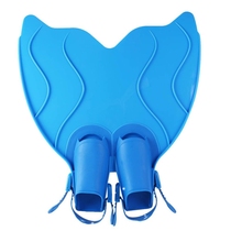 Mermaid fins adult silicone single elastic adjustable training professional single piece free diving size 36 to 44