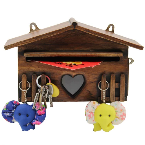 Деревянный настенный аксессуар, деревянная хижина, ограждение, антикварная система хранения