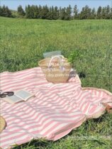 Spring outing mat striped picnic mat moisture-proof mat thickened disposable foldable cushion portable picnic camping cloth