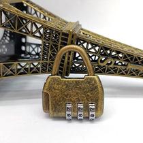 钥匙门锁密码锁健身房锁旅行箱金属锁具家用柜门关锁拉杆箱柜子