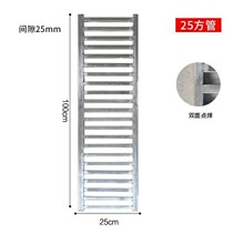 Gutter cover stainless steel square tube welded ditch grille manhole cover kitchen sewer floor drain ditch rainwater grate