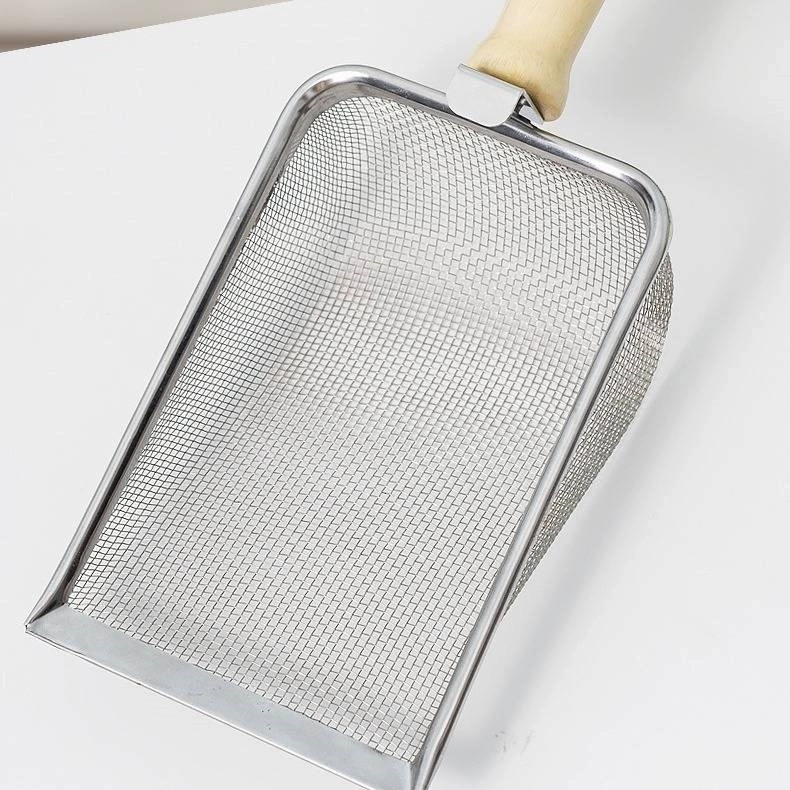 Cat Litter Shovel Fine Hole Stainless Steel Small Hole Cat Poop Shovel Bentonite Walnut Sand Metal Cat Mineral Sand Poop Shovel Artifact Cat Litter Shovel Fine Hole Stainless Steel Small Hole Cat Poop Shovel Bentonite Walnut Sand Metal Cat Mineral Sand Poop Shovel Artifact