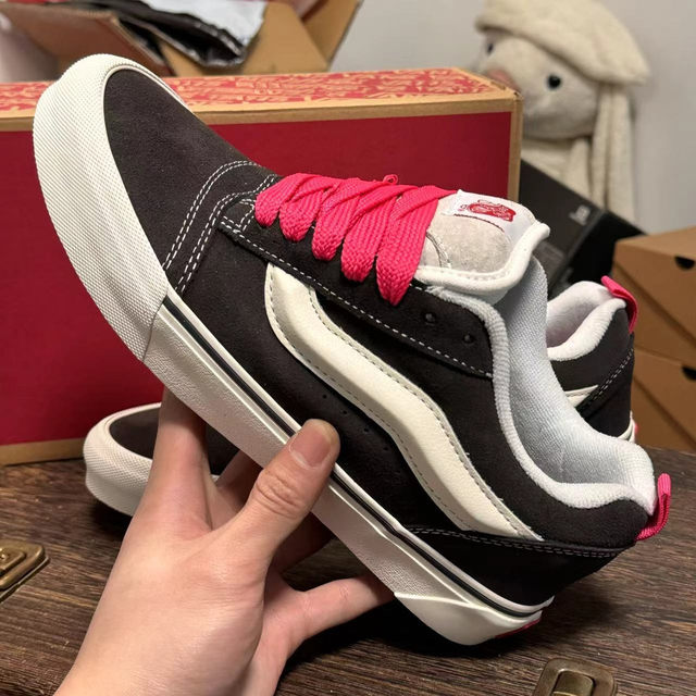 Ono co-branded Bubble Mart Knu skool Hirono bread shoes wide canvas shoes men's and women's skateboard shoes