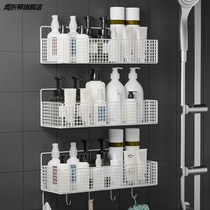 Bathroom bathroom storage rack toilet bath toilet washbasin punch-free wall-mounted wall storage rack