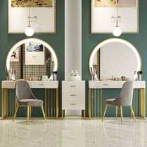 Photo studio with light dressing table light luxury marble beauty salon studio special makeup table makeup professional makeup table