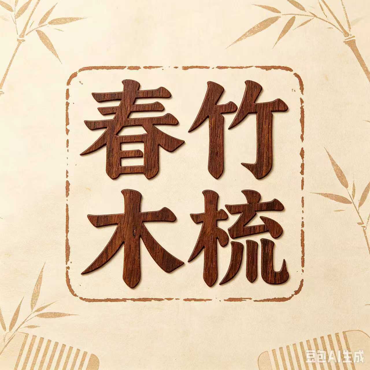 春竹木梳
