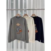 Loose Bear Sweater Women O-neck Long Sleeve Casual Female Kn