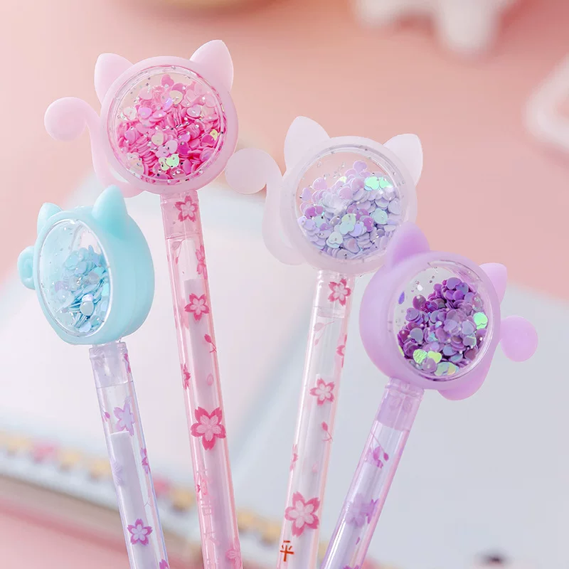 1 шт РЕЗНЫЕ МУЛЬТИКОЛОР Cat Glitter Рецепт милый гель PE