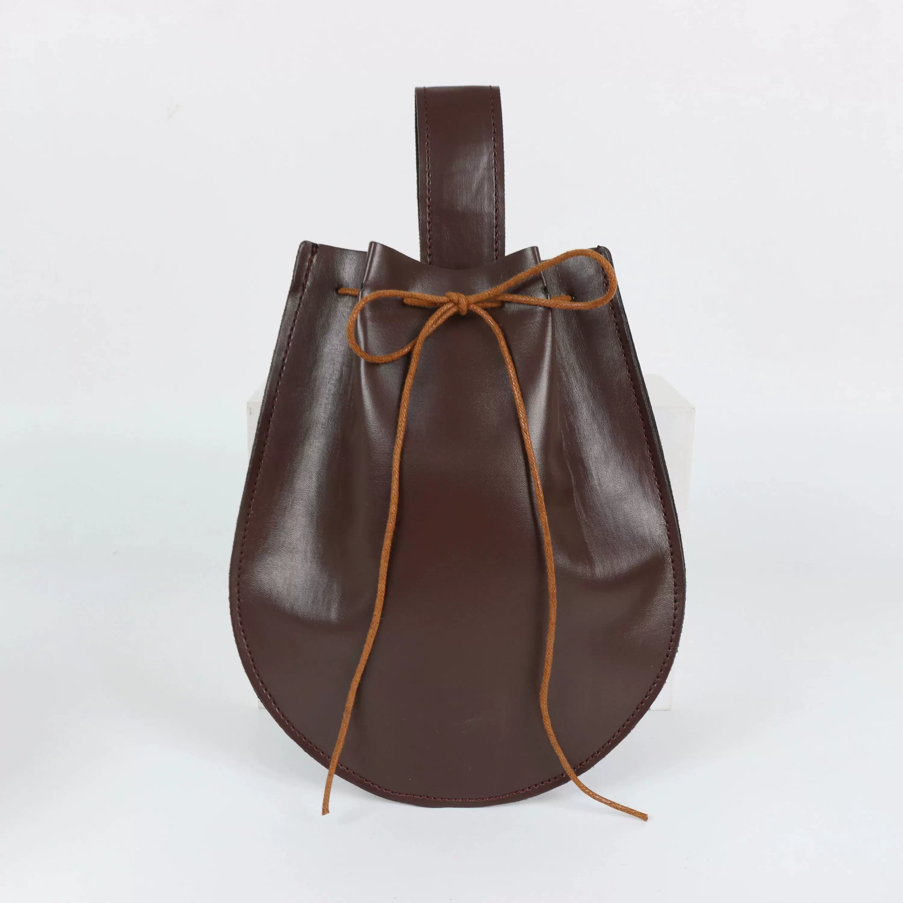 [Medieval Leather Belt Bag Storage Bag Knight Pouch Halloween]